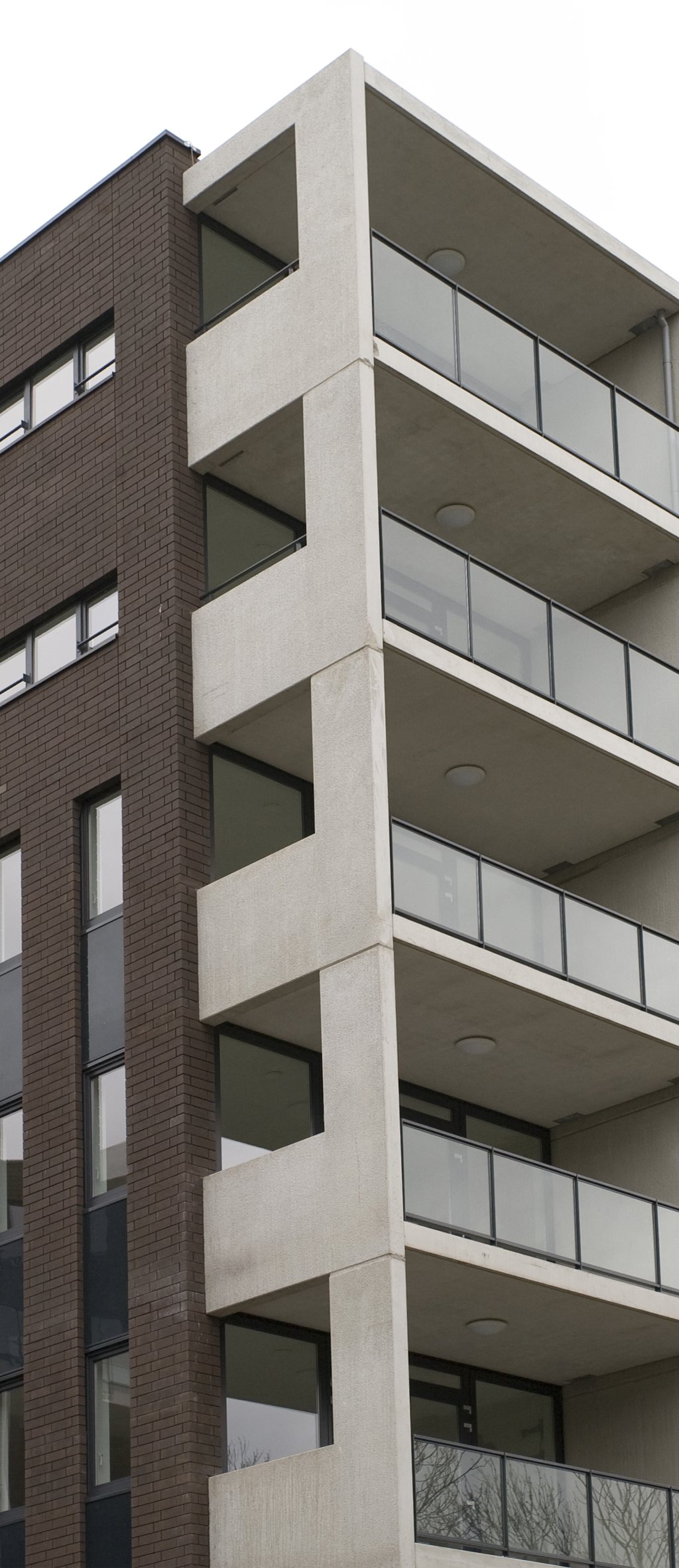 Veiligheidsglas die gebruikt word voor een project van Smits.